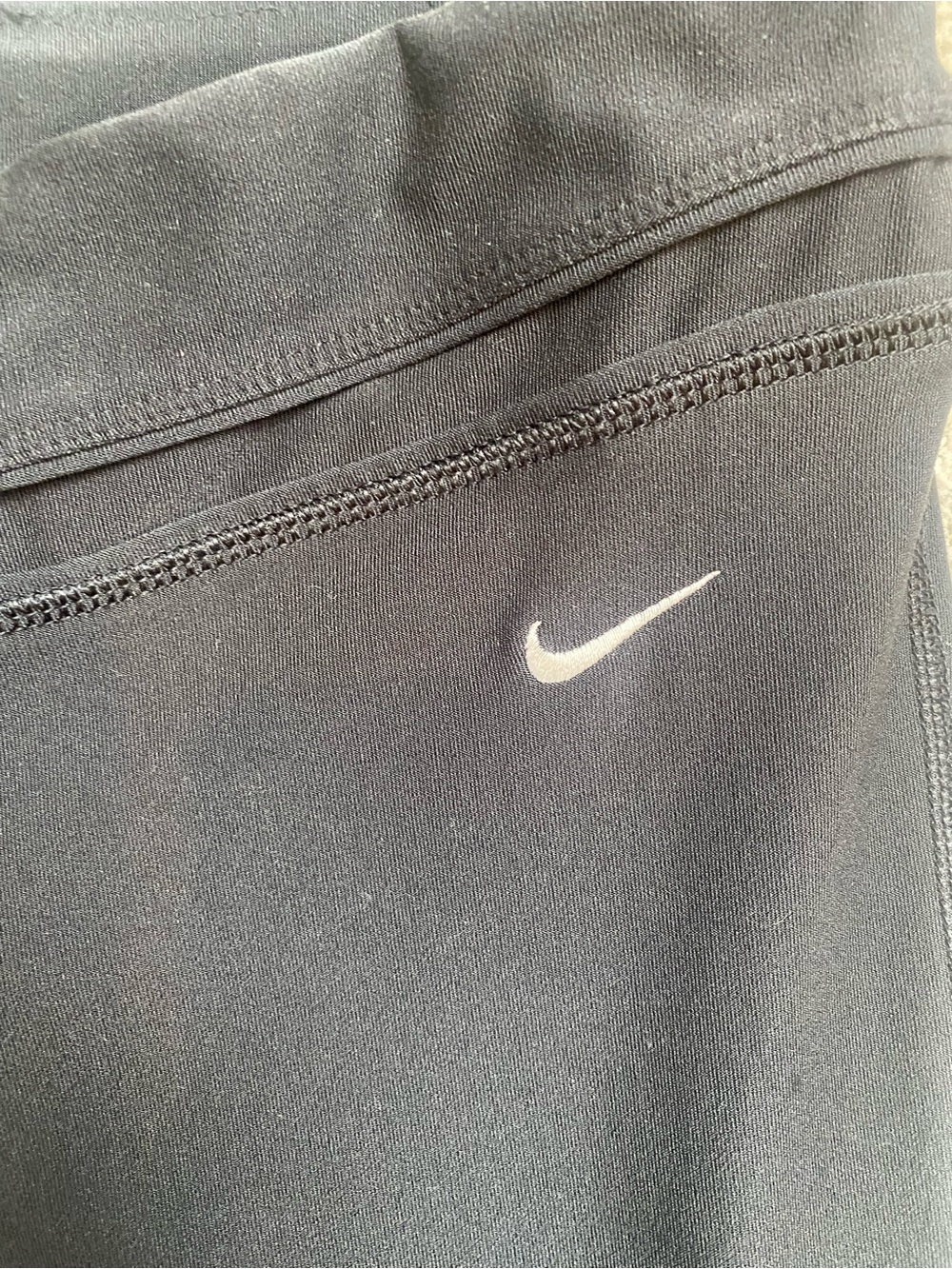 Nike Dri-fit Black Athletic Yoga Pants High-Rise Flare Leg Bootcut Size Small - Picture 3 of 9